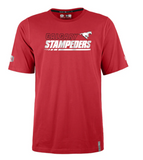 2024 Calgary Stampeders CFL Football New Era Reign Logo Sideline T Shirt  - Red