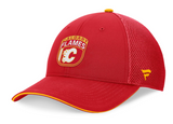 Men's Calgary Flames Fanatics 2024 NHL Draft On Stage Trucker Adjustable Hat - Red