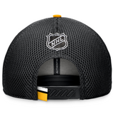 Men's Pittsburgh Penguins Fanatics 2024 NHL Draft On Stage Trucker Adjustable Hat - Black