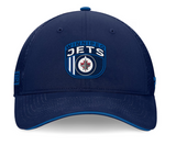 Winnipeg Jets Fanatics 2024 NHL Draft On Stage Trucker Adjustable Hat - Navy