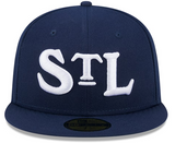 Men's New Era Navy St. Louis Stars 2024 Rickwood Classic 59FIFTY Fitted Hat