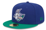 Men's New Era MiLB Baseball Royal Hartford Yard Goats Theme Night 59FIFTY Fitted Hat