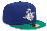 Men's New Era MiLB Baseball Royal Hartford Yard Goats Theme Night 59FIFTY Fitted Hat