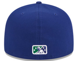 Men's New Era MiLB Baseball Royal Hartford Yard Goats Theme Night 59FIFTY Fitted Hat