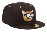 Men's New Era Brown Lehigh Valley IronPigs Theme Night Cats 59FIFTY Fitted Hat