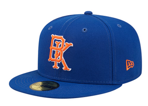 Men's New Era Blue Brooklyn Cyclones Amazins Theme Night 59FIFTY Fitted Hat