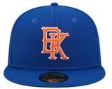 Men's New Era Blue Brooklyn Cyclones Amazins Theme Night 59FIFTY Fitted Hat