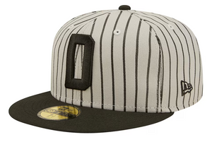 Men's Frisco RoughRiders New Era Gray/Black Theme Night 59FIFTY Fitted Hat