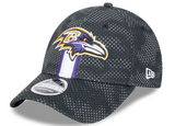 Baltimore Ravens New Era 2024 Sideline 9FORTY Stretch-Snap Hat - Black