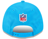 Men's Carolina Panthers New Era 2024 Sideline 9FORTY Stretch-Snap Hat - Blue