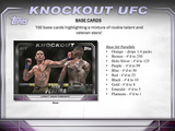 2024 Topps Knockout UFC Hobby Box 4 Packs Per Box, 10 Cards Per Pack