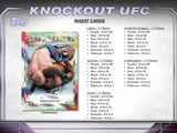 2024 Topps Knockout UFC Hobby Box 4 Packs Per Box, 10 Cards Per Pack