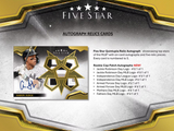 2024 Topps Five Star Baseball Hobby Box 8 Boxes Per Case, 1 Pack Per Box, 2 Cards Per Pack