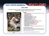 2024 Topps Update Series Baseball Hobby Box 20 Packs Per Box, 12 Cards Per Pack