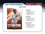 2024 Topps Update Series Baseball Hobby Box 20 Packs Per Box, 12 Cards Per Pack