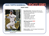 2024 Topps Update Series Baseball Hobby Box 20 Packs Per Box, 12 Cards Per Pack