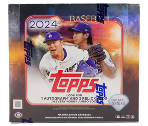 2024 Topps Update Series Baseball Hobby Jumbo Box 10 Packs Per Box, 40 Cards Per Pack