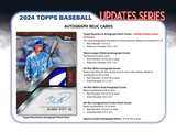 2024 Topps Update Series Baseball Hobby Jumbo Box 10 Packs Per Box, 40 Cards Per Pack