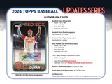 2024 Topps Update Series Baseball Hobby Jumbo Box 10 Packs Per Box, 40 Cards Per Pack