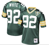 Reggie White Green Bay Packers 1993 Mitchell & Ness Authentic Throwback Retired Player Jersey - Green