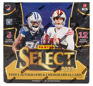 2023 Panini Select Football Hobby Box 12 Packs Per Box, 5 Cards Per Pack