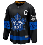 Men's Toronto Maple Leafs Auston Matthews Fanatics Black "C" Premier Breakaway Player Jersey