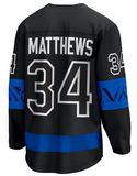 Men's Toronto Maple Leafs Auston Matthews Fanatics Black "C" Premier Breakaway Player Jersey