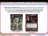 2024 Topps Chrome Update Series Baseball Mega Box 7 Packs Per Box, 4 Cards Per Pack