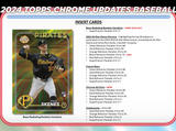 2024 Topps Chrome Update Series Baseball Mega Box 7 Packs Per Box, 4 Cards Per Pack