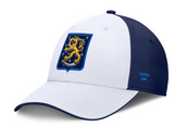 Men's Finland Fanatics White/Navy 2025 4 Nations Face-Off Stretch Fit Hat