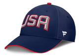 Men's USA Fanatics Navy 2025 4 Nations Face-Off Stretch Fit Hat