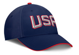 Men's USA Fanatics Navy 2025 4 Nations Face-Off Stretch Fit Hat