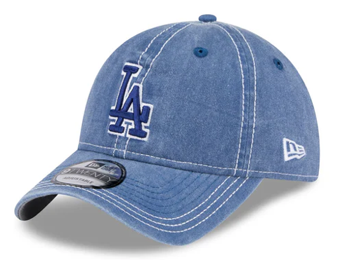 Men's Los Angeles Dodgers New Era Washed Contrast 9TWENTY Adjustable Hat