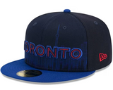 Men's Toronto Blue Jays New Era Navy MLB Baseball City Connect Fan Pack 59FIFTY Fitted Hat