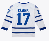 Men's Wendel Clark White Toronto Maple Leafs 1992/93 Power Play Jersey By Mitchell & Ness