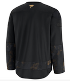 Men's Toronto Maple Leafs Fanatics Black 2024 Military Appreciation Practice Jersey