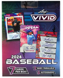 2024 Leaf Vivid Baseball Hobby Box 7 Cards per Box