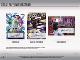 2024 Leaf Vivid Baseball Hobby Box 7 Cards per Box
