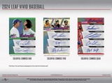 2024 Leaf Vivid Baseball Hobby Box 7 Cards per Box