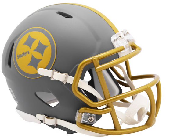Pittsburgh Steelers Riddell 2024 Slate Alternate Speed Mini Helmet NFL Football