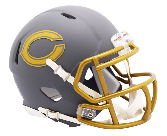 Chicago Bears Riddell 2024 Slate Alternate Speed Mini Helmet NFL Football