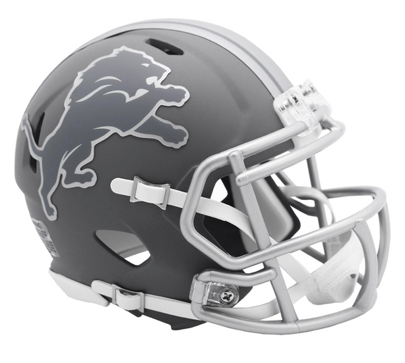 Detroit Lions Riddell 2024 Slate Alternate Speed Mini Helmet NFL Football