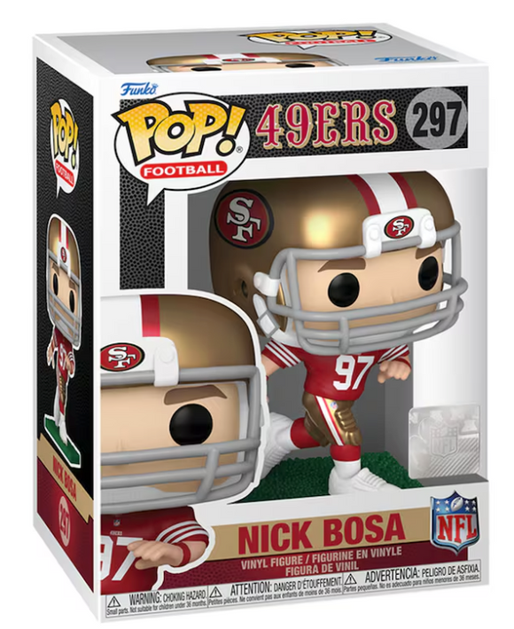 San Francisco 49ers Nick Bosa Football #297 Funko Pop! Vinyl Action Figure
