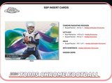 2024 Topps Chrome Football Hobby Box 12 Packs Per Box, 8 Cards Per Pack