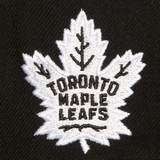 Men’s NHL Toronto Maple Leafs Mitchell & Ness Primary Logo Snapback Hat – Black & White