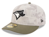 Men's New Era Light Beige/Olive Toronto Blue Jays 2025 Armed Forces Day 59FIFTY Fitted Hat