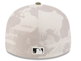 Men's New Era Light Beige/Olive Toronto Blue Jays 2025 Armed Forces Day 59FIFTY Fitted Hat