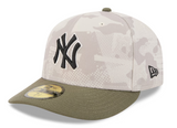 Men's New Era Light Beige/Olive New York Yankees 2025 Armed Forces Day 59FIFTY Fitted Hat