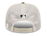 Men's New Era Light Beige/Olive Toronto Blue Jays 2025 Armed Forces Day 9SEVENTY Stretch-Snap Hat