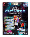 2024 Leaf Futures Multisport Hobby Box 6 Packs per Box, 4 Cards per Pack